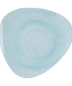 Churchill Stonecast Canvas Breeze Lotus Plates 254mm 12 pack (HR376)