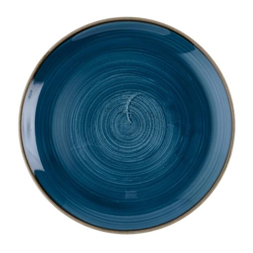 Churchill Stonecast Java Blue Evolve Coupe Plates 285mm 12 pack (HR380)