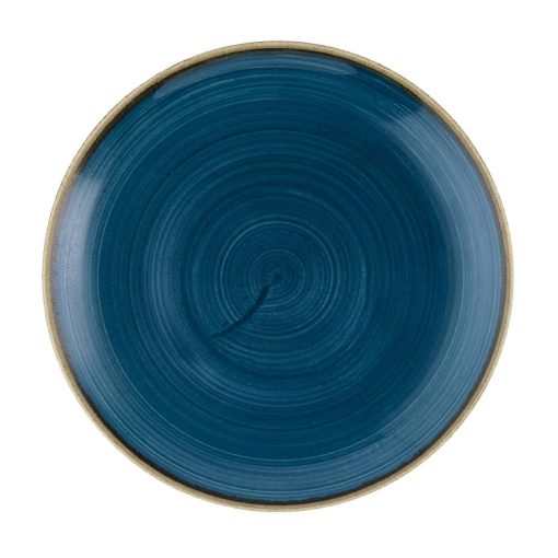 Churchill Stonecast Java Blue Evolve Coupe Plates 220mm 12 pack (HR382)