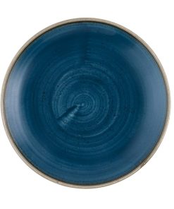 Churchill Stonecast Java Blue Evolve Coupe Plates 165mm 12 pack (HR383)