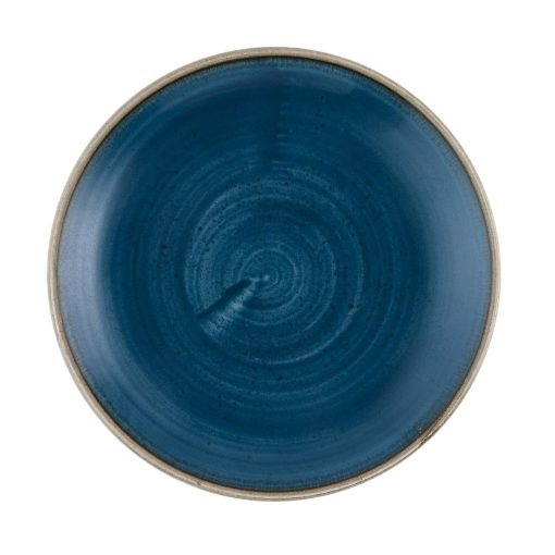 Churchill Stonecast Java Blue Evolve Coupe Plates 165mm 12 pack (HR383)