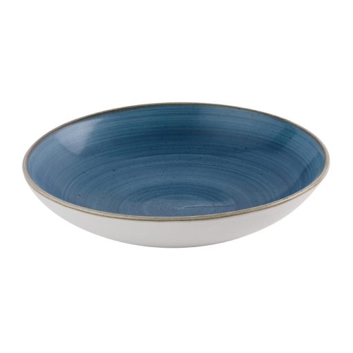 Churchill Stonecast Java Blue Evolve Coupe Bowls 247mm 12 pack (HR384)