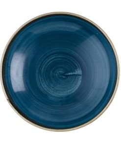 Churchill Stonecast Java Blue Coupe Bowls 184mm 12 pack (HR385)