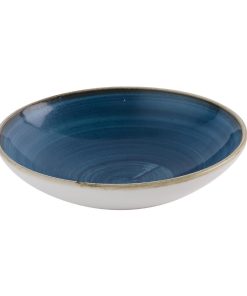 Churchill Stonecast Java Blue Coupe Bowls 184mm 12 pack (HR385)