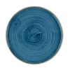 Churchill Stonecast Java Blue Walled Plates 260mm 6 pack (HR386)