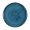 Churchill Stonecast Java Blue Walled Plates 210mm 6 pack (HR387)