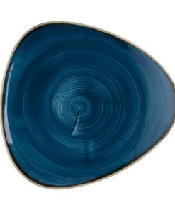 Churchill Stonecast Java Blue Lotus Plates 228mm 12 pack (HR388)