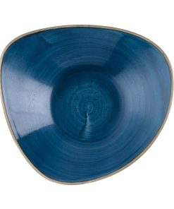 Churchill Stonecast Java Blue Lotus Bowls 228mm 12 pack (HR389)