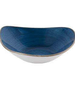 Churchill Stonecast Java Blue Lotus Bowls 228mm 12 pack (HR389)
