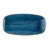 Churchill Stonecast Java Blue Chefs Oblong Plates 288 x 152mm 12 pack (HR392)
