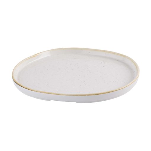 Churchill Stonecast Barley White Organic Walled Plates 257mm 6 pack (HR394)