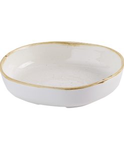 Churchill Stonecast Barley White Organic Walled Bowls 197mm 6 pack (HR396)