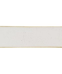 Churchill Stonecast Barley White Oblong Plates 330 x 110mm 6 pack (HR397)