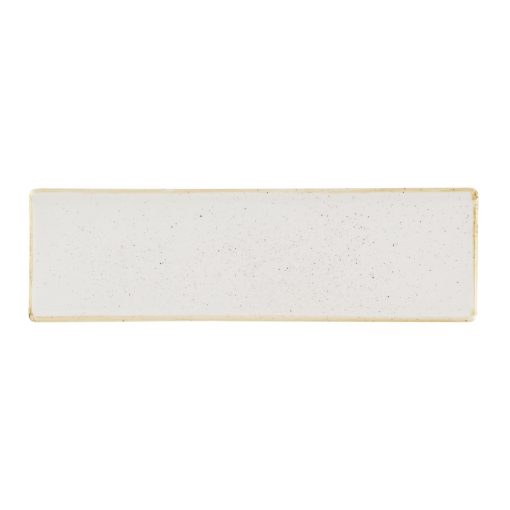 Churchill Stonecast Barley White Oblong Plates 300 x 90mm 6 pack (HR398)