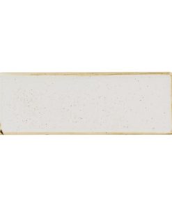 Churchill Stonecast Barley White Oblong Plates 250 x 90mm 6 pack (HR399)