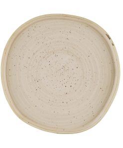 Churchill Stonecast Nutmeg Cream Organic Walled Plates 257mm 6 pack (HR401)
