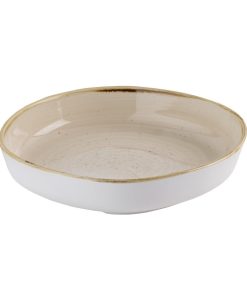 Churchill Stonecast Nutmeg Cream Organic Walled Bowls 232mm 6 pack (HR402)