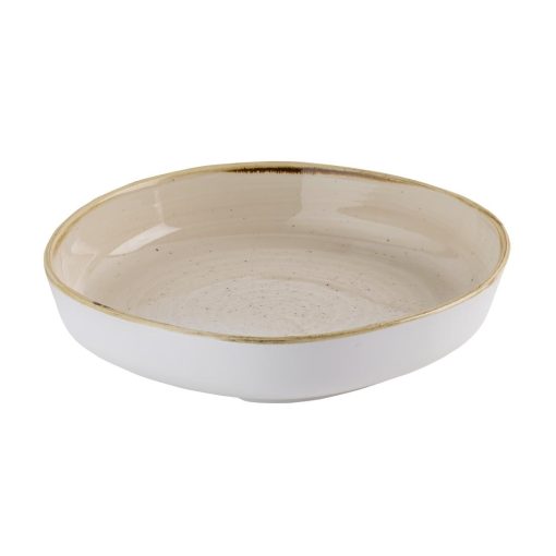 Churchill Stonecast Nutmeg Cream Organic Walled Bowls 232mm 6 pack (HR402)