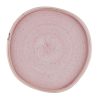 Churchill Stonecast Petal Pink Organic Walled Plates 257mm 6 pack (HR405)