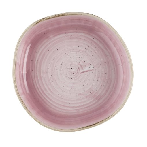 Churchill Stonecast Petal Pink Organic Walled Bowls 197mm 6 pack (HR407)