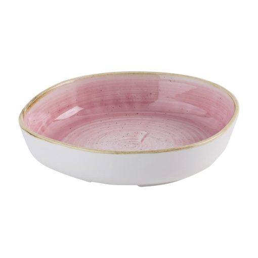 Churchill Stonecast Petal Pink Organic Walled Bowls 197mm 6 pack (HR407)