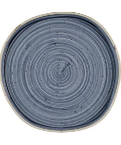 Churchill Stonecast Blueberry Organic Walled Plates 257mm 6 pack (HR409)