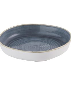 Churchill Stonecast Blueberry Organic Walled Bowls 232mm 6 pack (HR410)