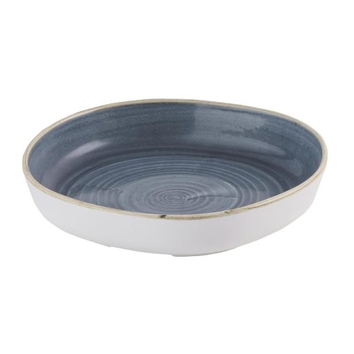 Churchill Stonecast Blueberry Organic Walled Bowls 232mm 6 pack (HR410)