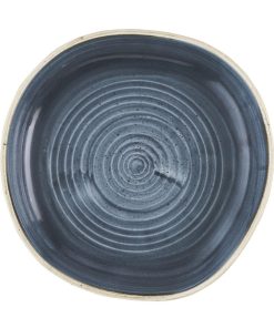 Churchill Stonecast Blueberry Organic Walled Bowls 197mm 6 pack (HR411)
