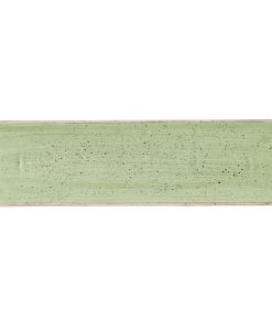 Churchill Stonecast Sage Green Oblong Plates 300 x 90mm 6 pack (HR413)