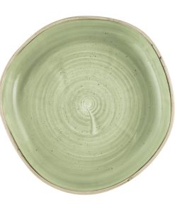 Churchill Stonecast Sage Green Organic Walled Bowls 232mm 6 pack (HR417)