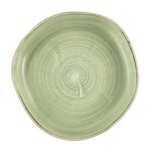Churchill Stonecast Sage Green Organic Walled Bowls 232mm 6 pack (HR417)