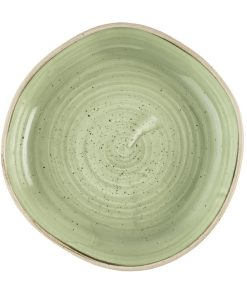 Churchill Stonecast Sage Green Organic Walled Bowls 197mm 6 pack (HR418)