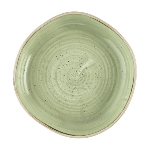 Churchill Stonecast Sage Green Organic Walled Bowls 197mm 6 pack (HR418)