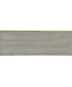 Churchill Stonecast Grey Oblong Plates 330 x 110mm 6 pack (HR419)