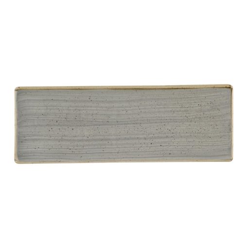 Churchill Stonecast Grey Oblong Plates 250 x 90mm 6 pack (HR421)
