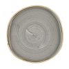 Churchill Stonecast Grey Organic Walled Plates 206mm 6 pack (HR422)