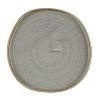 Churchill Stonecast Grey Organic Walled Plates 257mm 6 pack (HR423)