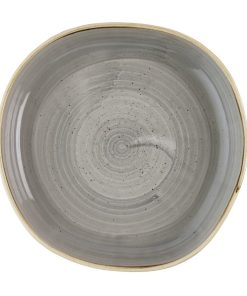 Churchill Stonecast Grey Organic Walled Bowls 232mm 6 pack (HR424)