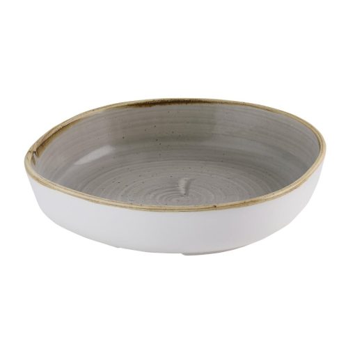 Churchill Stonecast Grey Organic Walled Bowls 197mm 6 pack (HR425)