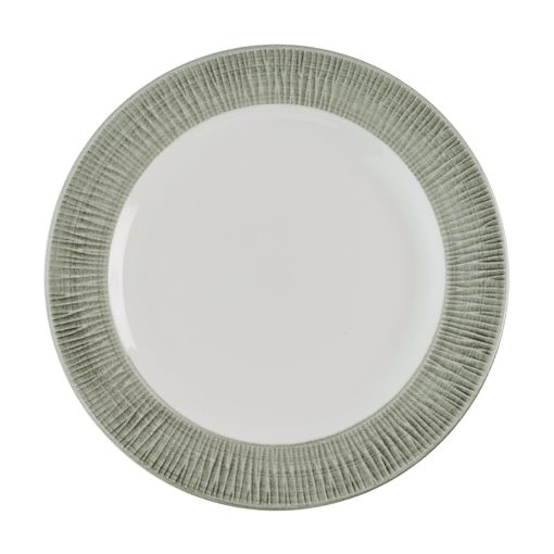 Churchill Bamboo Ceramic Spinwash Alpine Footed Plates 233mm 12 pack (HR430)