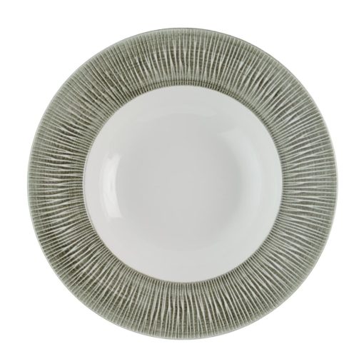 Churchill Bamboo Ceramic Spinwash Alpine Wide Rim Bowls 280mm 12 pack (HR433)