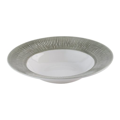 Churchill Bamboo Ceramic Spinwash Alpine Wide Rim Bowls 280mm 12 pack (HR433)