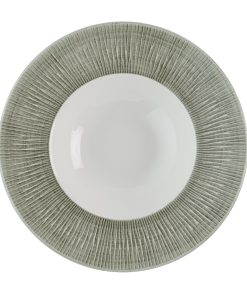 Churchill Bamboo Ceramic Spinwash Alpine Wide Rim Bowls 231mm 12 pack (HR434)