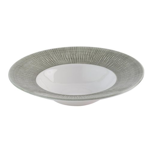 Churchill Bamboo Ceramic Spinwash Alpine Wide Rim Bowls 231mm 12 pack (HR434)