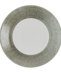 Churchill Bamboo Ceramic Spinwash Alpine Deep Coupe Plates 268mm 12 pack (HR435)