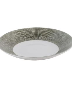 Churchill Bamboo Ceramic Spinwash Alpine Deep Coupe Plates 268mm 12 pack (HR435)