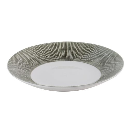 Churchill Bamboo Ceramic Spinwash Alpine Deep Coupe Plates 268mm 12 pack (HR435)