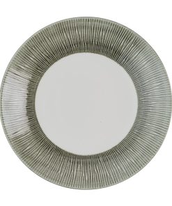 Churchill Bamboo Ceramic Spinwash Alpine Deep Coupe Plates 248mm 12 pack (HR436)