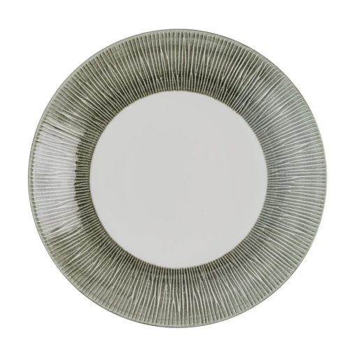 Churchill Bamboo Ceramic Spinwash Alpine Deep Coupe Plates 248mm 12 pack (HR436)